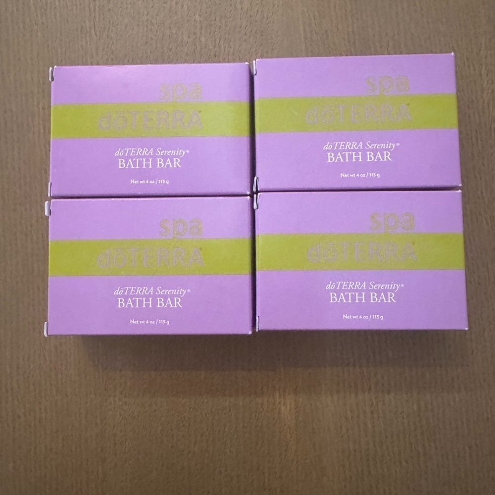 DoTERRA 4 bars of Serenity Bath Bars - Lavender & Olive NEW